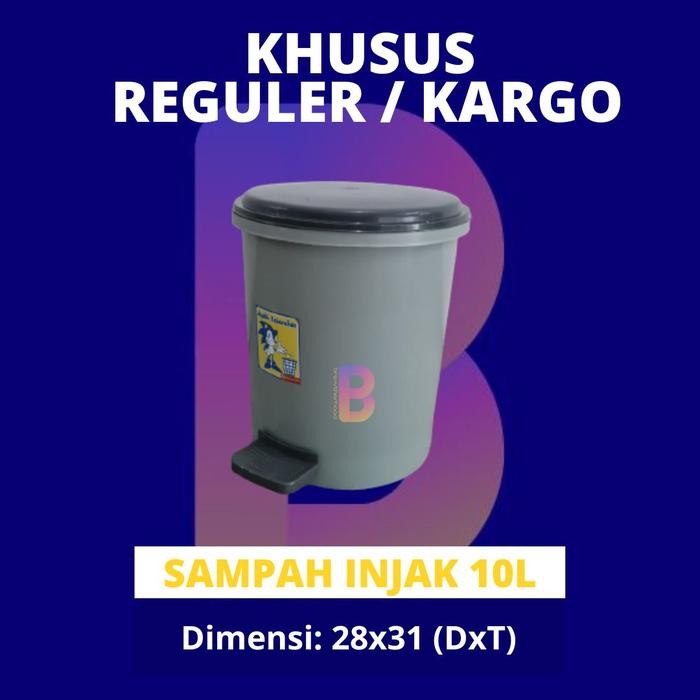 PREMIUM TEMPAT SAMPAH INJAK 10L / TEMPAT SAMPAH TERMURAH