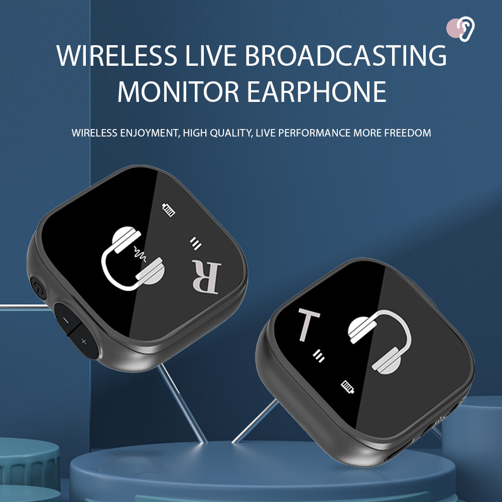 chaloiss 5.8G Wireless In Ear Monitor System BT Sound Card Monitor Ear Return IEM System Automatic P