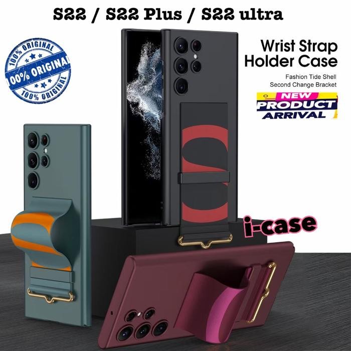 S22 / S22 Plus / S22 Ultra Hard Case With Strap WristBand Samsung S 22 *