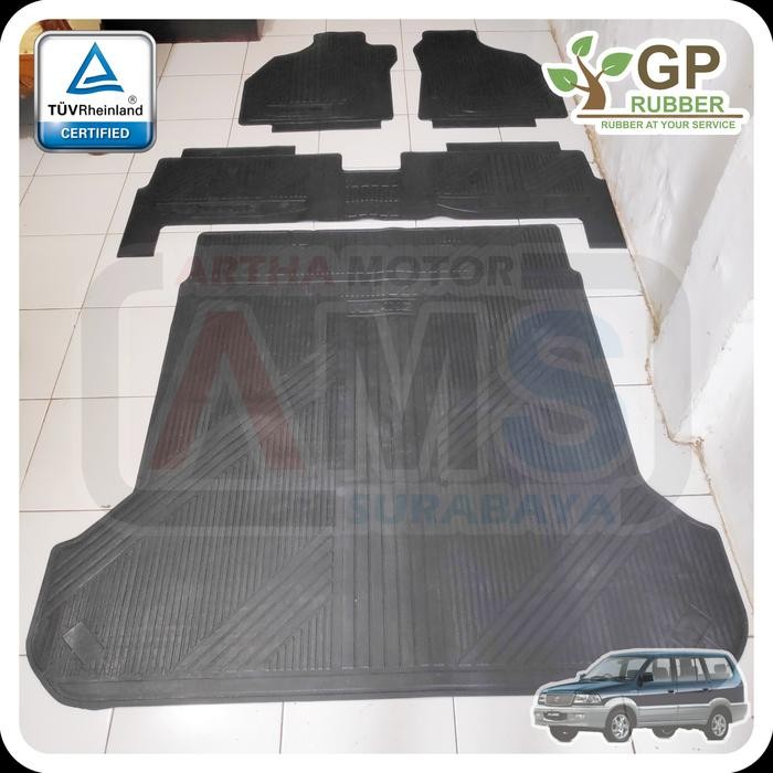 Karpet Karet Alas Lantai Kabin Mobil Kijang New Kapsul Krista FULLSET