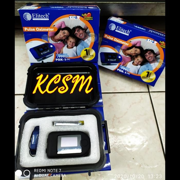 Pulse Oximeter Elitech Fox-1 /Pengukur Oksigen Dalam Darah Elitech