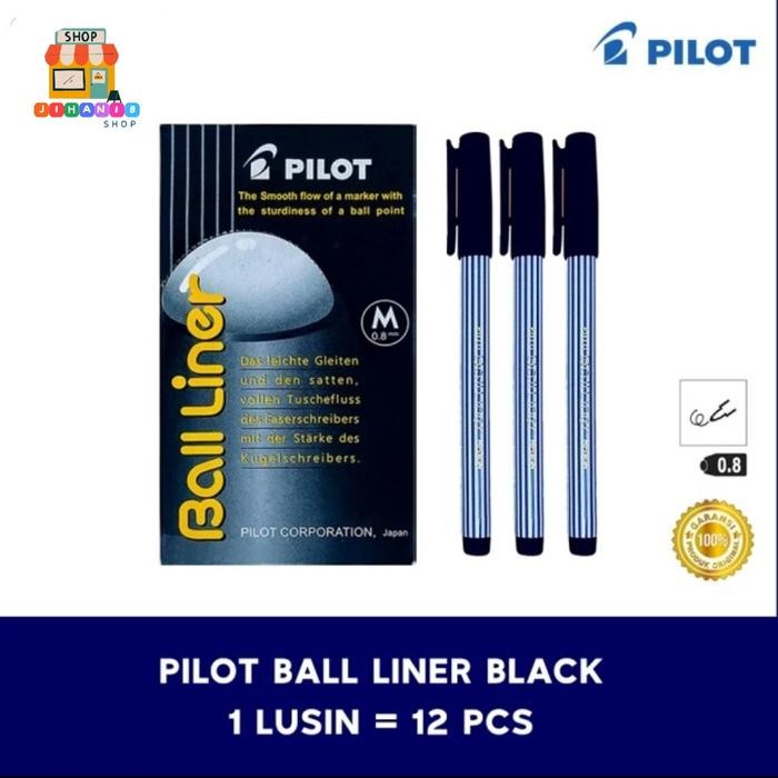 

PULPEN BALL LINER 0,8 MM PILOT / PACK