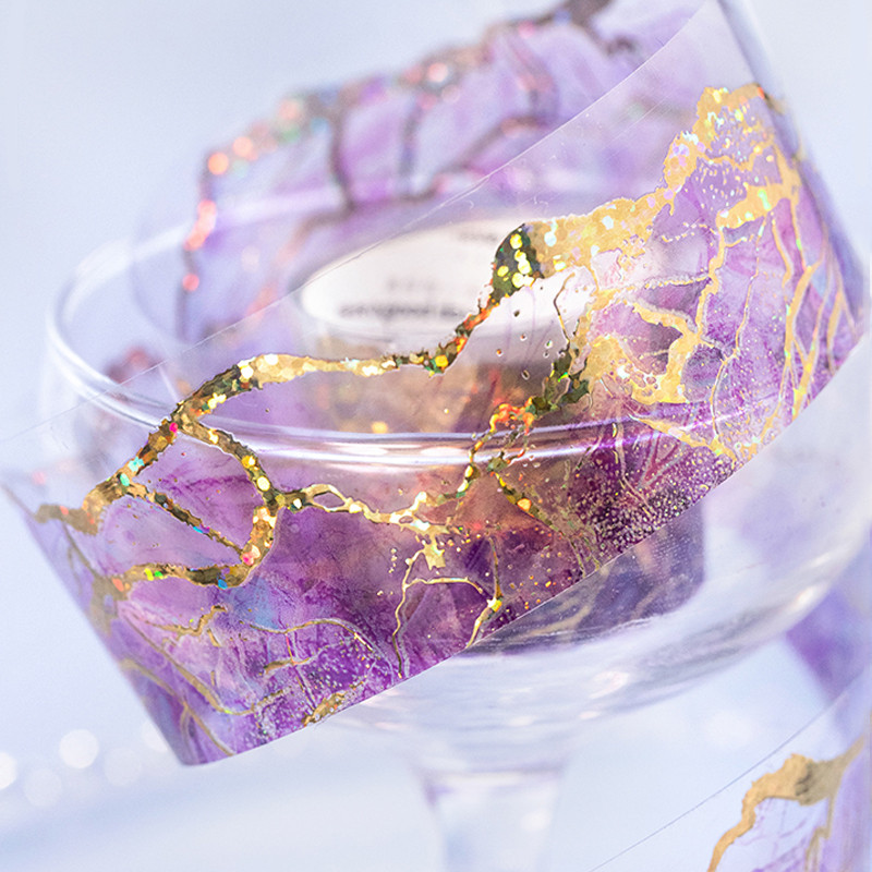 

2Style 3Rolls/bag Watercolor Swoosh Stamping Tape Creative Handbook Stickers DIY Picture