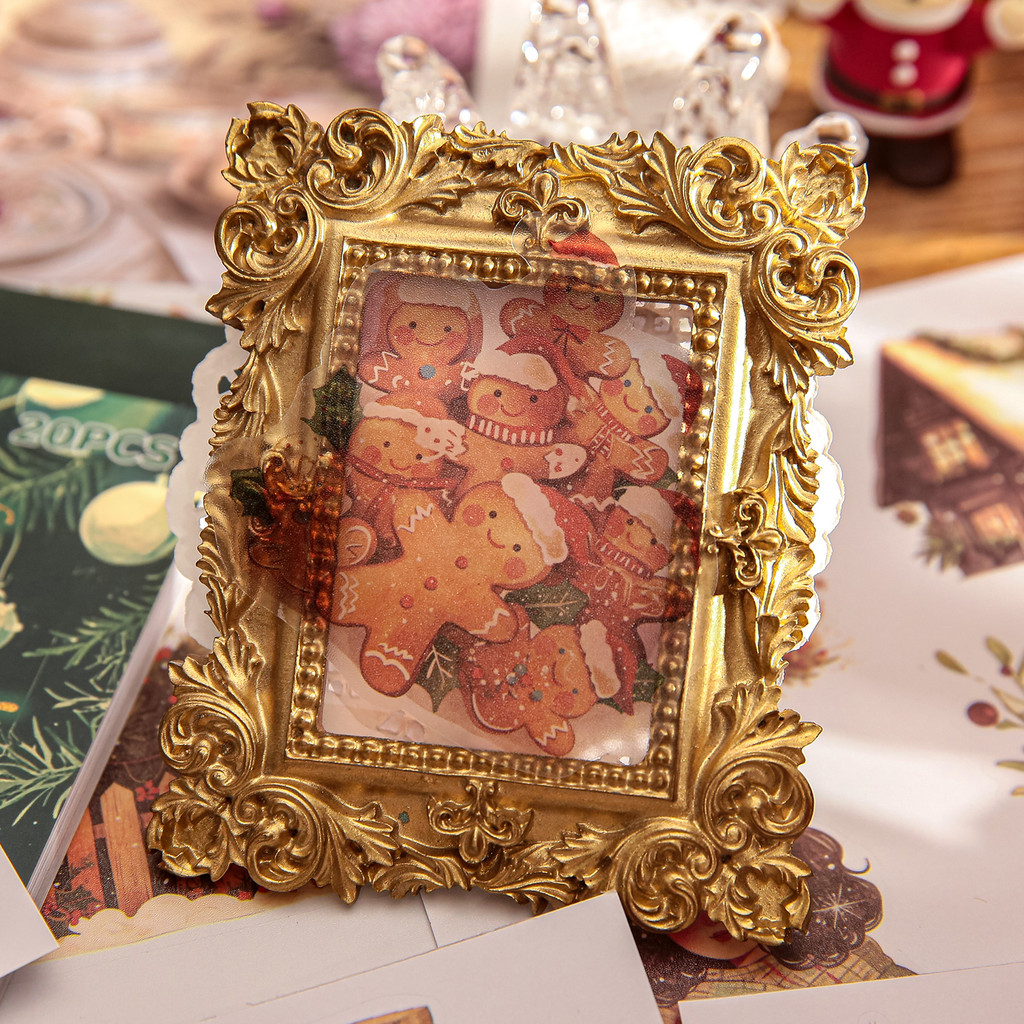 

2Style 20Sheets/Book Merry Christmas Sticker Book for DIY notebook photo frame Thermos Cup