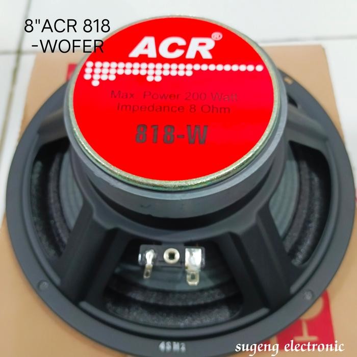 Speaker ACR 8 inch Original // Speaker ACR 8 INCH 818 Wofer // Speaker ACR 8 inch C-810 DFH Full