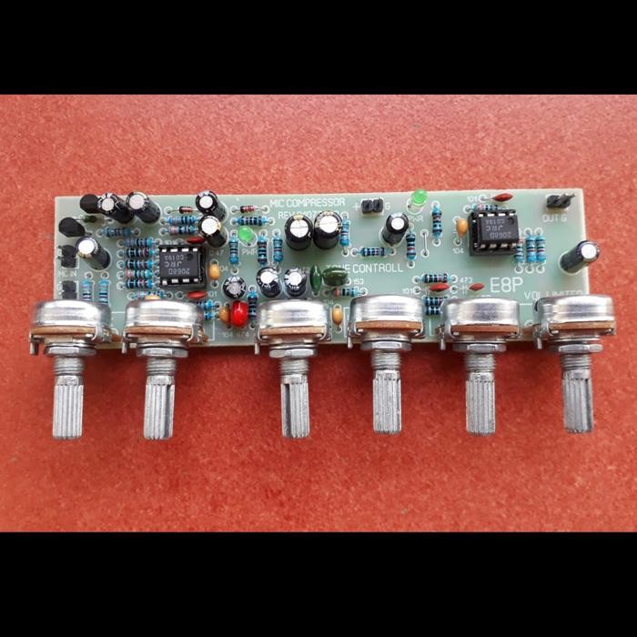 Kit Modul Penguat Mic Compressor Ic Mono Bisa Effect Suara Angin +Tone