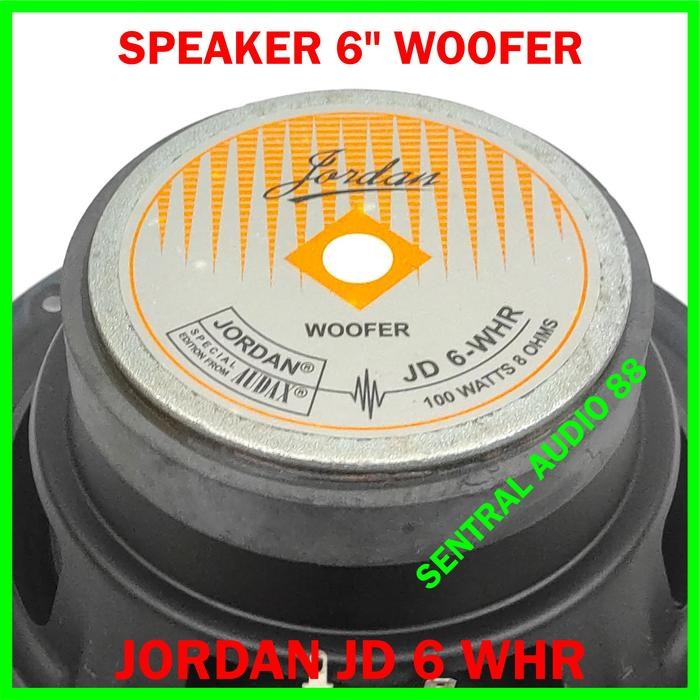 Woofer 6 Inch Jordan JD 6 WHR Speaker Jordan JD 6WHR Wofer by AUDAX