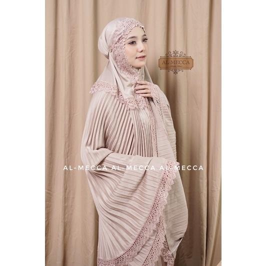 (Expert) Mukena Dewasa Plisket Daily Al-Mecca Renda Mewah