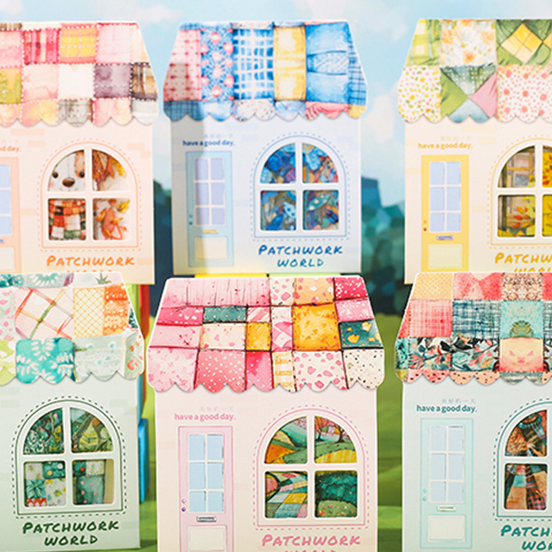 

30pcs/bag Patchwork World Series Landscaping PET waterproof stationery stickers DIY