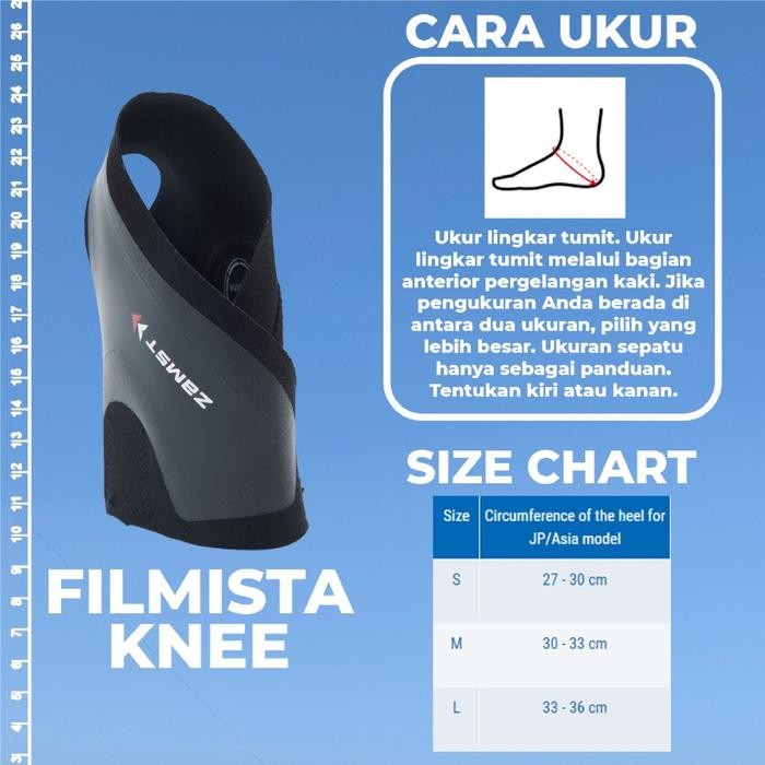 Terbaik Ankle Support Filmistar Ultrathin Deker Kaki Zamst Original Japan Termurah