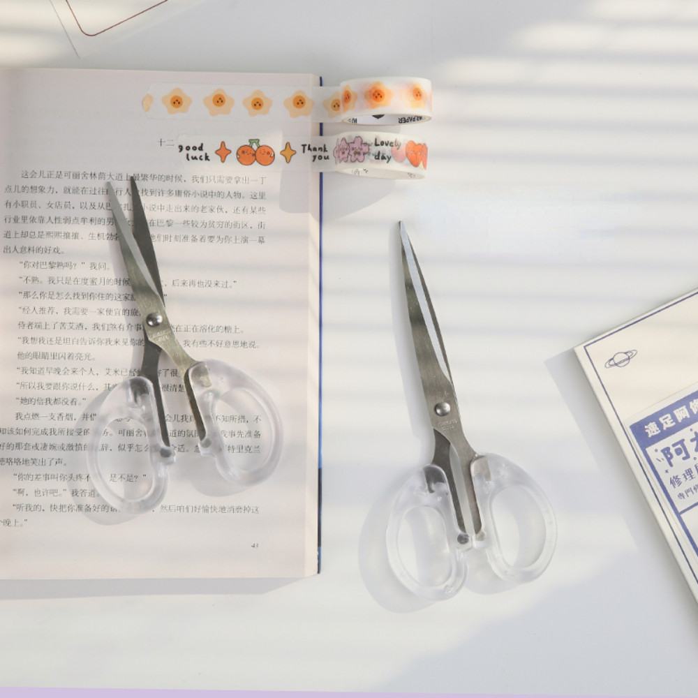 

3 Style INS Style Transparent Scissors Creative Good-looking Student Desk Supplies