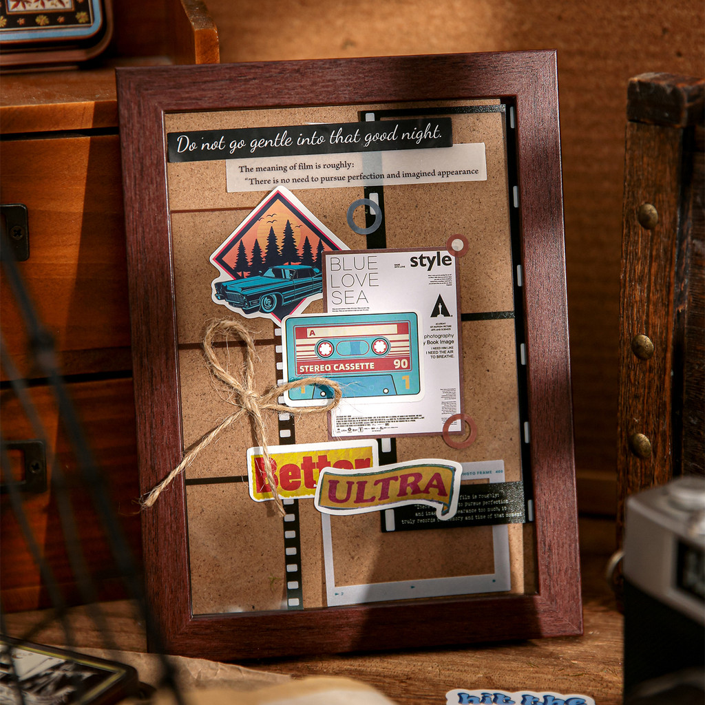 

1Style 100Pcs/bag Vintage Special Series Sticker Pack DIY Handbook Scrapbook Photo Frame