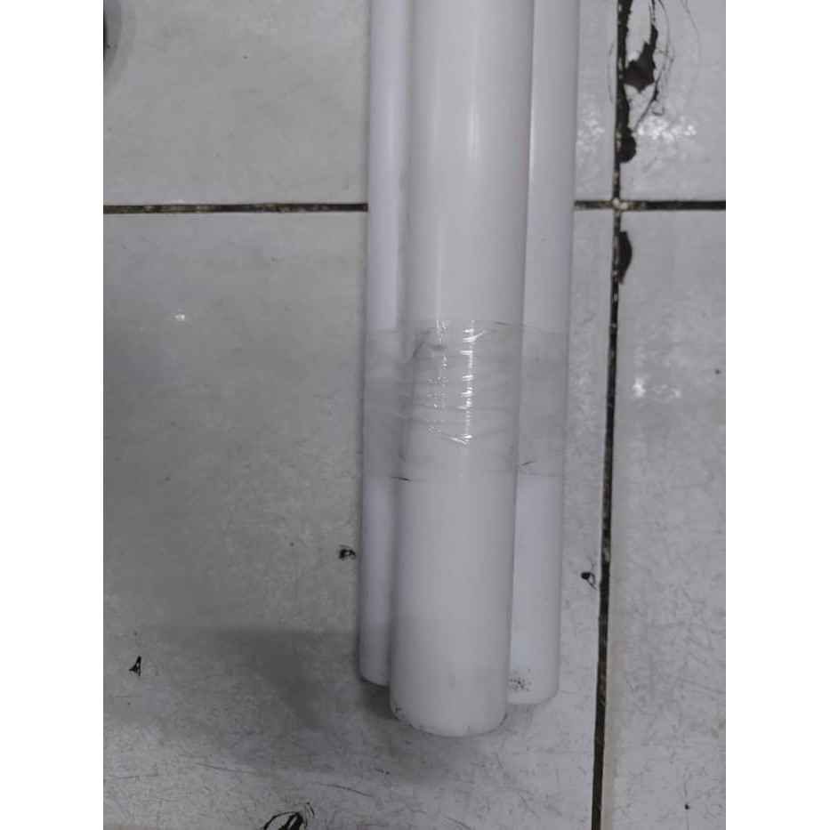 Teflon PTFE Batangan Rod 50mm x 1 meter