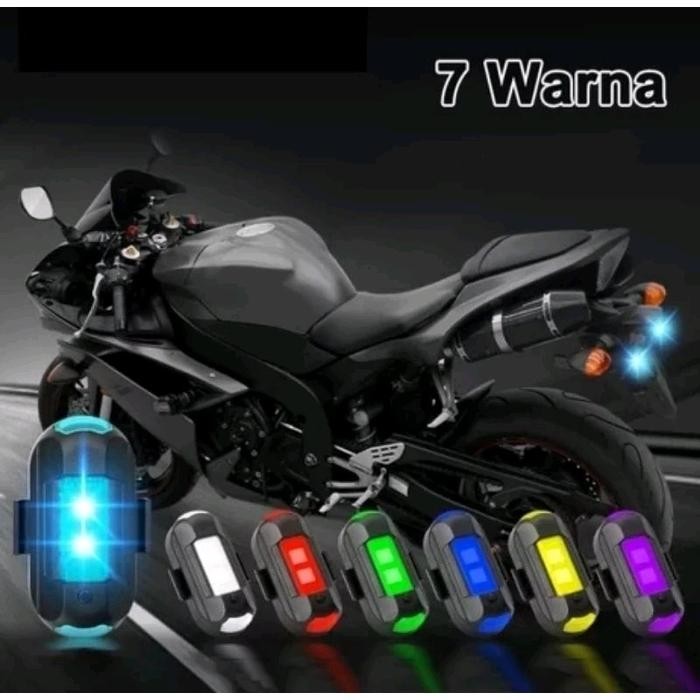 Lampu Sepeda Pesawat Kecil LED Kedip Motor Mobil Outdoor