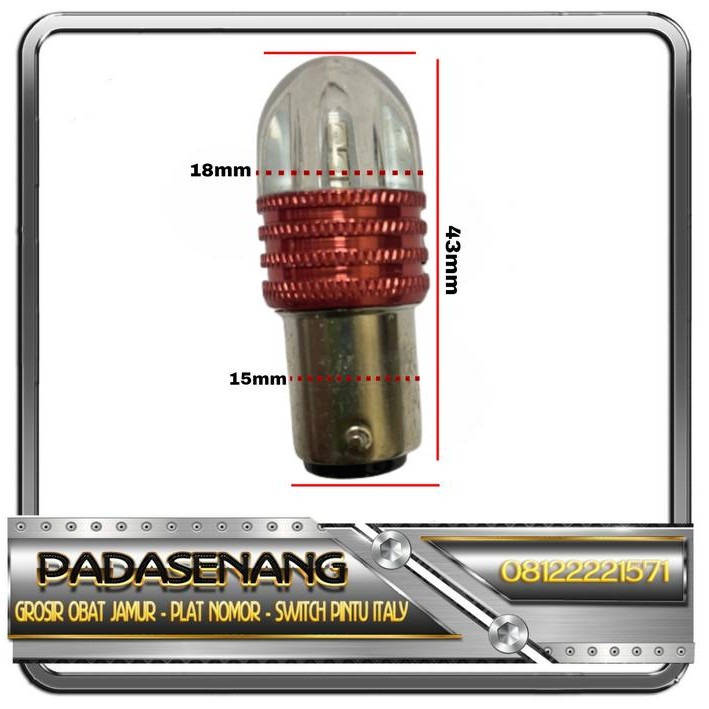 LED Lampu Rem Kaki 2 Strobo+Standby/Lampu Rem Kaki 2 Motor+Mobil+++...