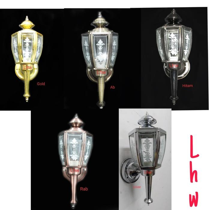 lampu dinding antik / lampu hias klasik