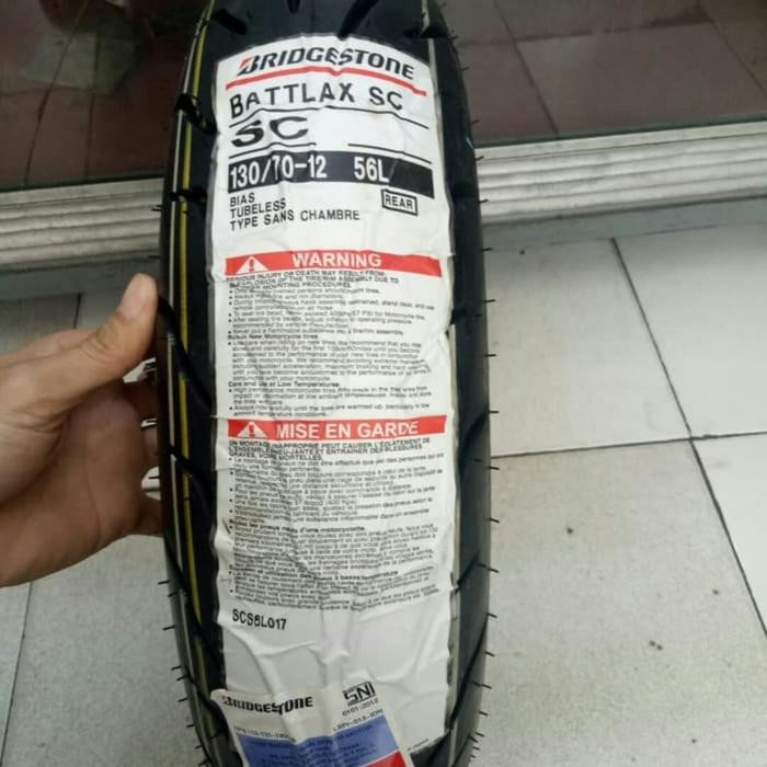 BAN LUAR BATTLAX SC R UKURAN 130/70-12