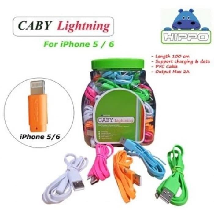 (Allthebest) KABEL HIPPO CABY IPHONE/ KABEL DATA IPHONE ORIGINAL