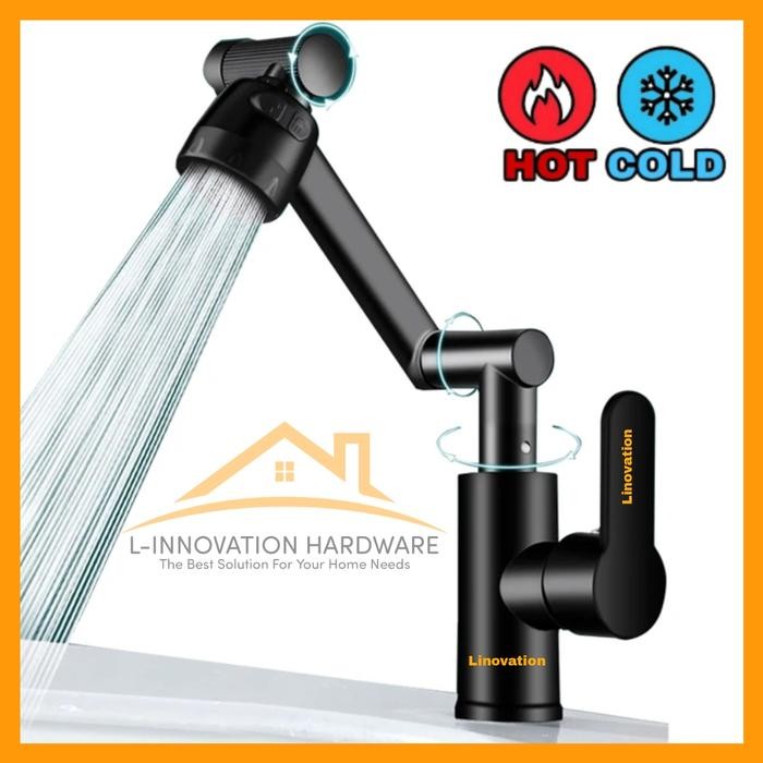 Toto - Kran Cuci Piring Wastafel Keran Air Sink Dapur Stainless Serbaguna