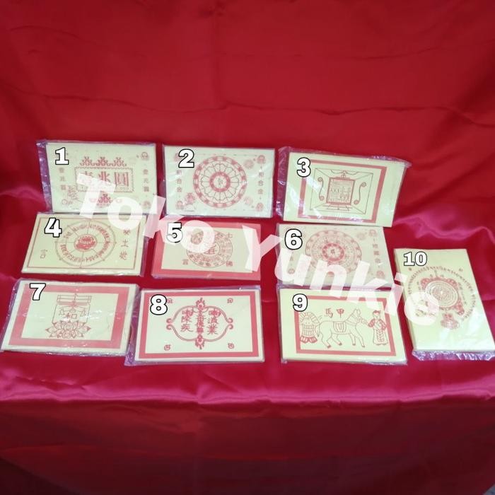 Alat Sembahyang Kertas Tantra Kecil 1 Tali Isi 10 Plastik