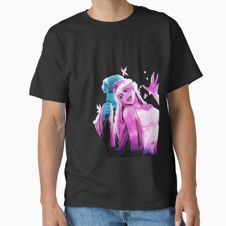 Lore Olympus Fanart Tshirt - Lore Olympus Yunani Mitologi Sticker Penting T-Shirt Kaos Leher Bulat U