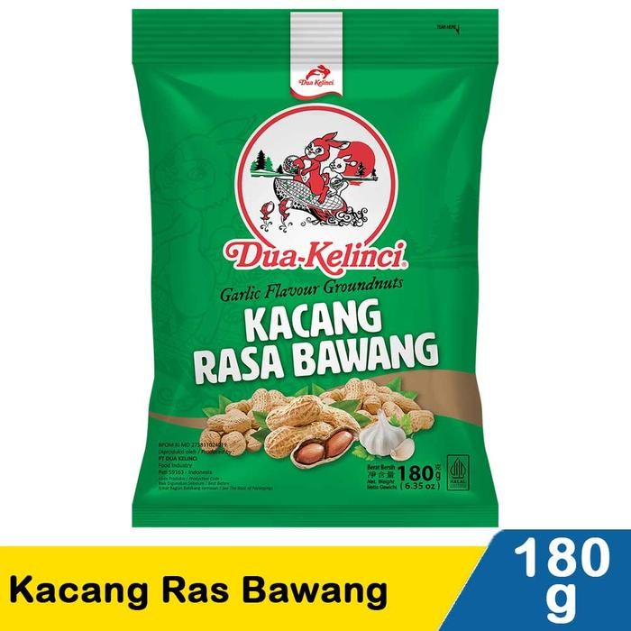 

4ZMI Kacang Kulit Dua Kelinci Rasa Bawang 250Gr