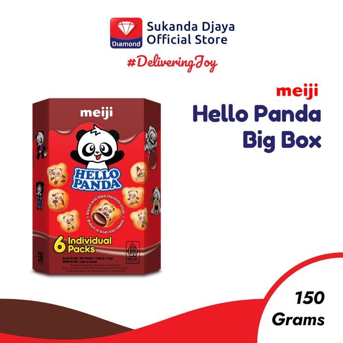 

4ZMI Meiji Hello Panda Biskuit Big Box Snack Ringan