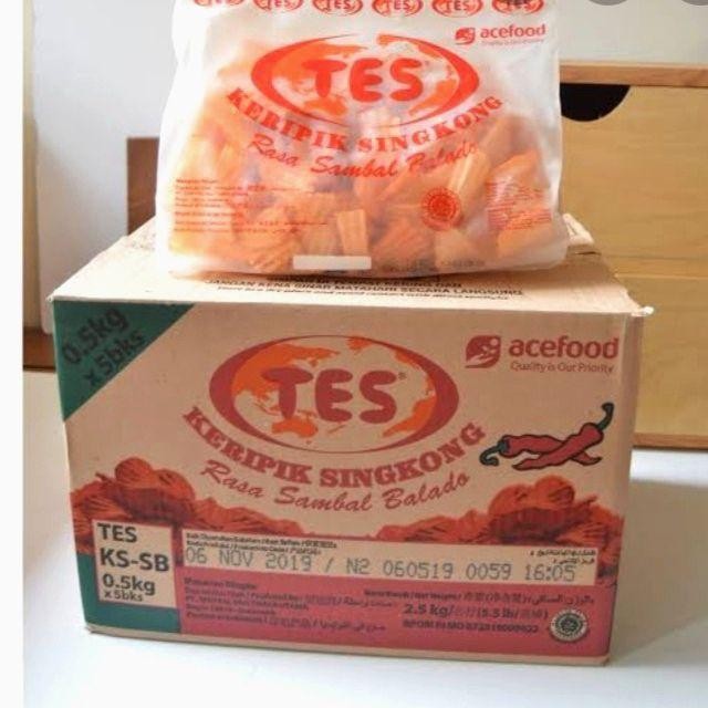 

4ZMI Tes Singkong Rasa Balado Pack Berat 500Gram