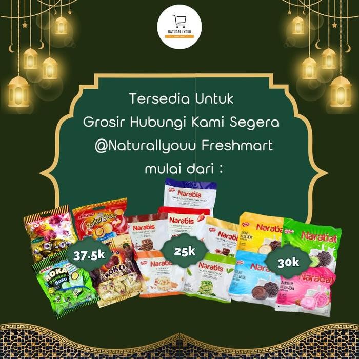 

4ZMI Naraya Narabis 200Gr Nougat All Varian Wafer Nougat Cookies Camilan Permen Food