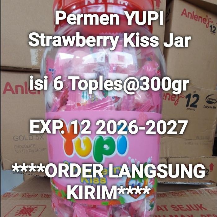

4ZMI Permen Yupi Strawberry Kiss Toples