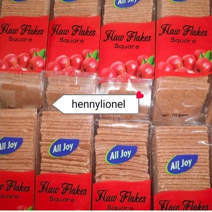 

4ZMI All Joy Haw Flakes Sanca Square 170Gr