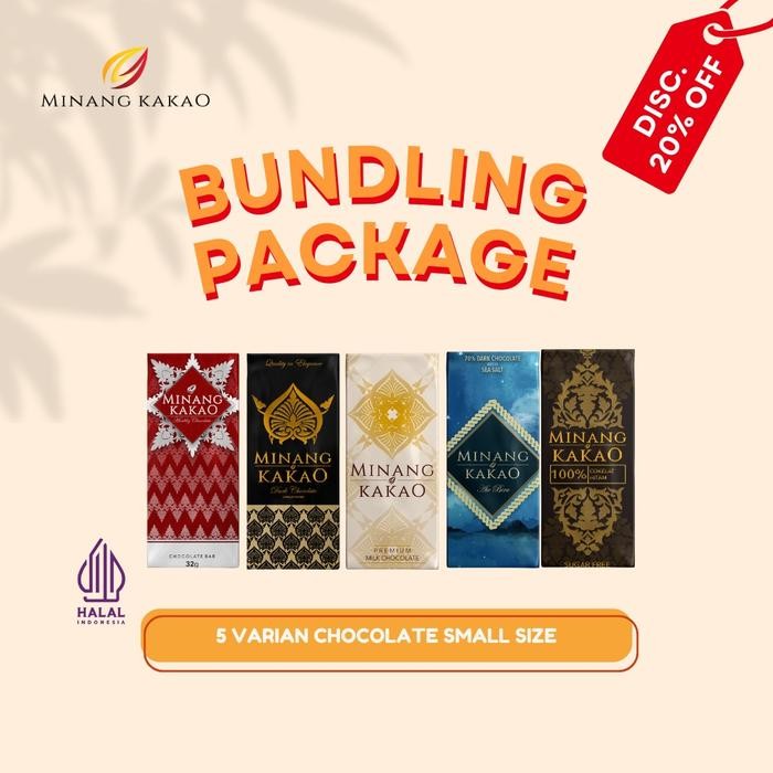 

4ZMI Bundling Mini Size Chocolate Bar - 5 Varian Rasa