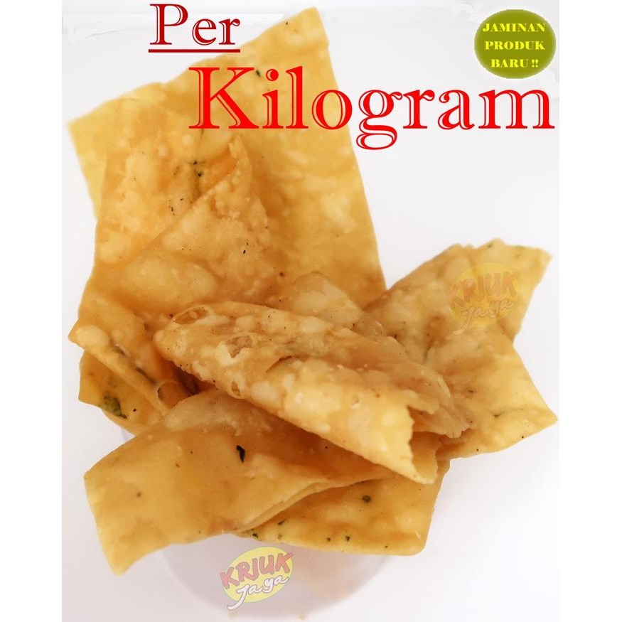 

4ZMI Keripik Kulit Pangsit Rasa Bawang (Kiloan /Curah )