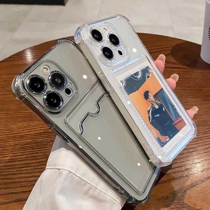 Slot Card Holder Phone Case for Infinix Note 40 Pro Hot 40 Pro 50 50i 40i 30i Smart 8 Pro 9 7 Note