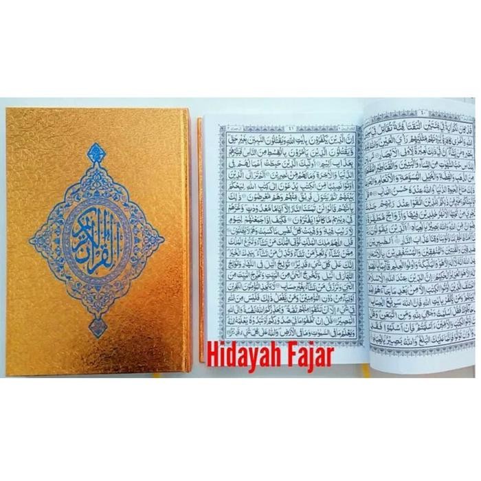 

ASLI Al Qur'an cover emas READY STOCK