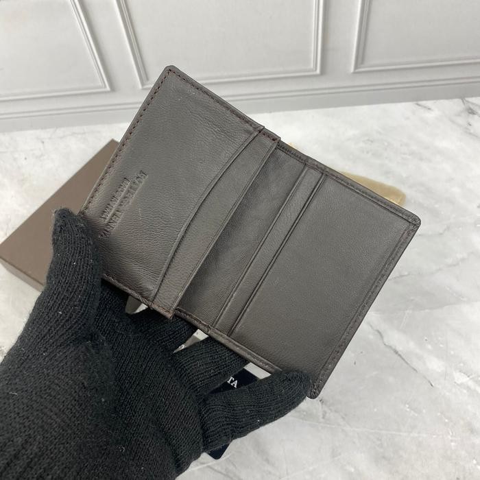 

Card Holder Dompet Kartu B'0 008 Cokelat Tua Kulit Miror