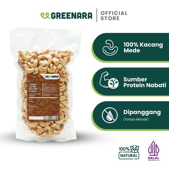 

IOI2 Lightly Salted Roasted Cashew 500Gr / Mede Panggang Asin