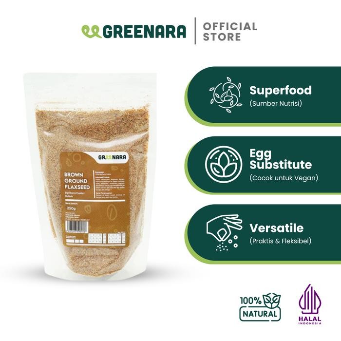 

IOI2 Biji Rami Bubuk Brown 250Gr / Ground Flaxseed