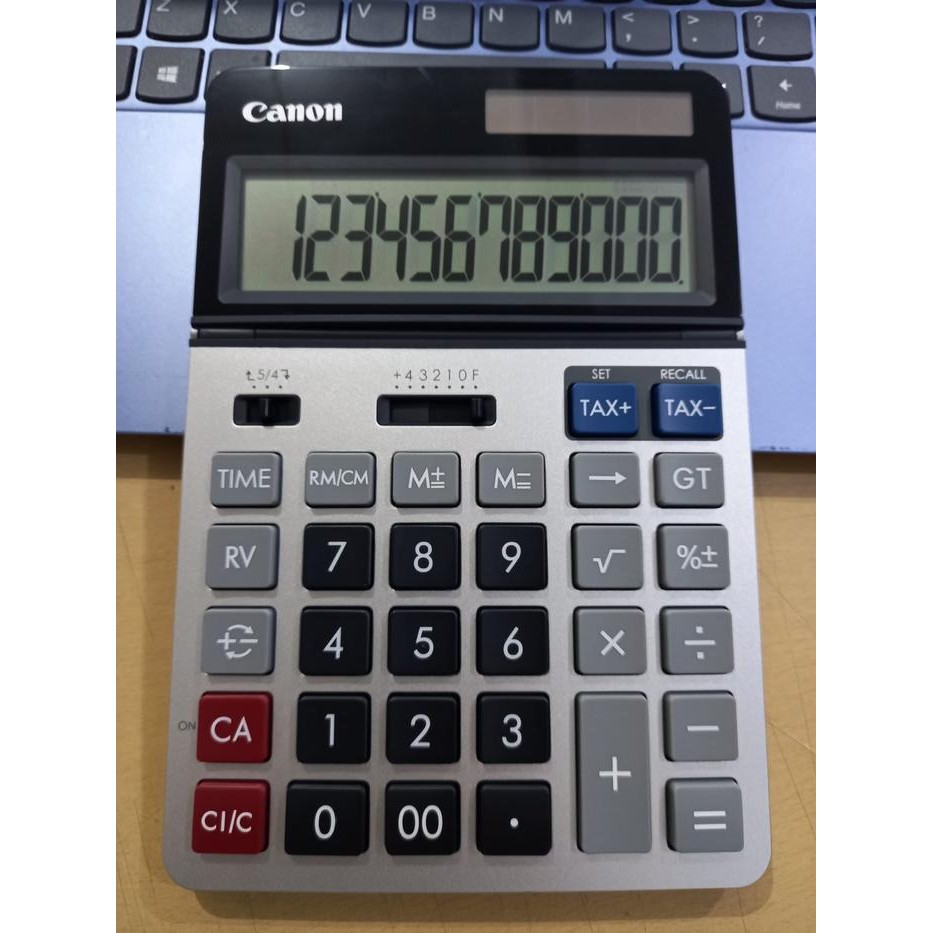 

KALKULATOR PAJAK CANON DEKSTOP TAX CALCULATOR 12 DIGIT BS-1220TG
