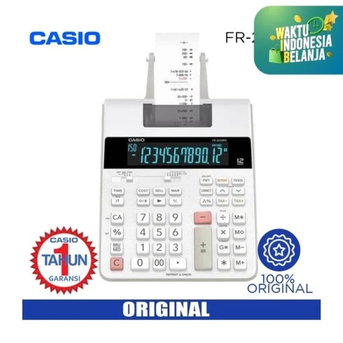 

KALKULATOR PRINT CASIO FR 2650 RC / CALCULATOR PRINTING CASIO FR-2650 RC