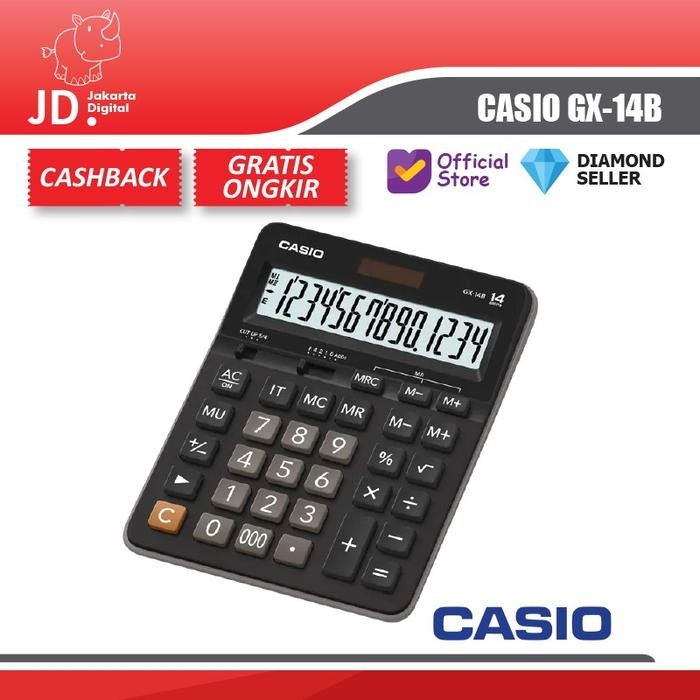 

KALKULATOR CALCULATOR MEJA OFFICE CASIO GX-14B