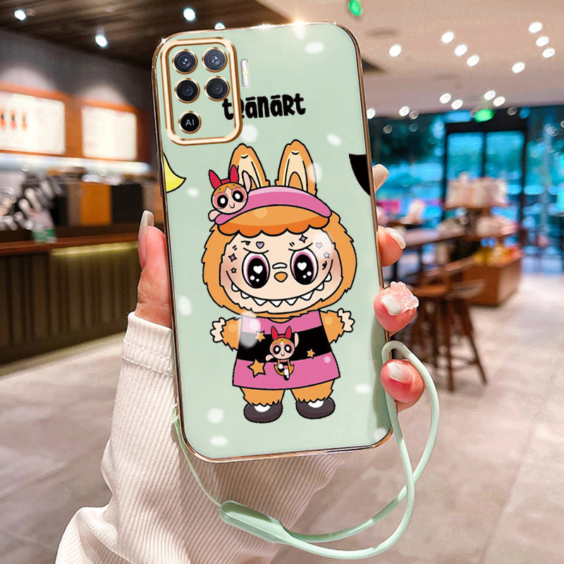 Casing Hp Untuk OPPO A94 F19 Pro Reno 5F Reno 5 Lite Case Casing Transformasi Kartun HP Cesing Silik