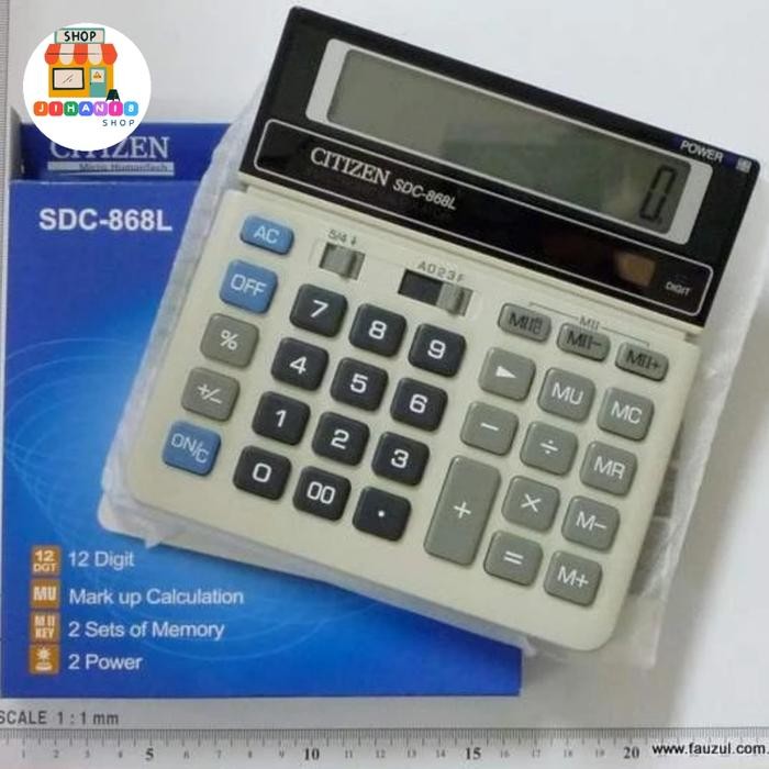 

KALKULATOR 12 DIGIT SDC868L ORIGINAL