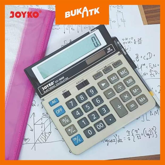 

CALCULATOR / KALKULATOR MEJA 12 DIGIT 2 POWER JOYKO CC-868 CC 868 ATK