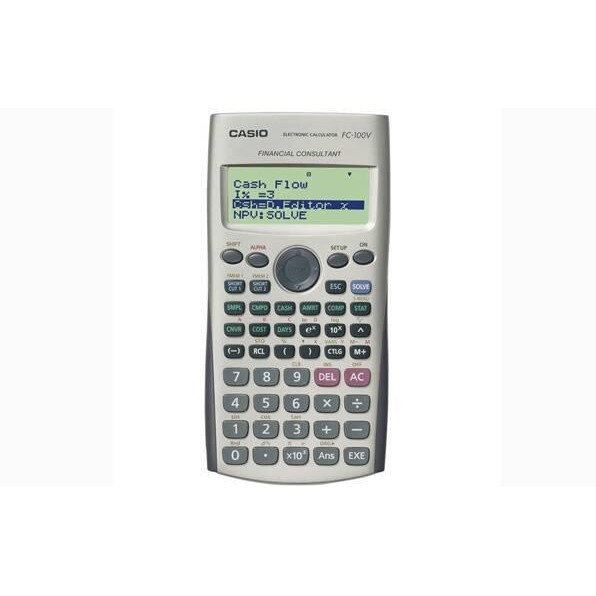 

CASIO FC 100V - FINANCIAL CALCULATOR