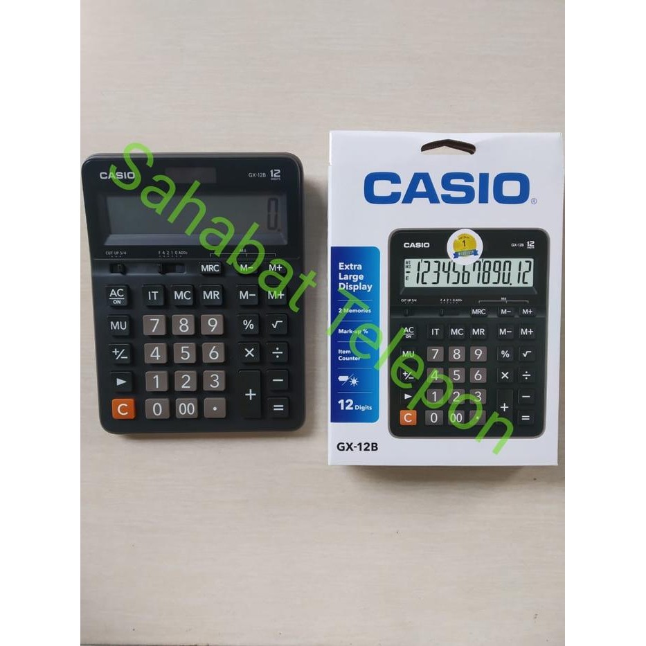 

KALKULATOR CASIO GX-12B (ORIGINAL)