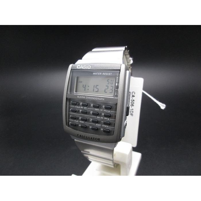 

CASIO CALCULATOR KALKULATOR JAM TANGAN RANTAI SILVER CA-506-1 ORIGINAL
