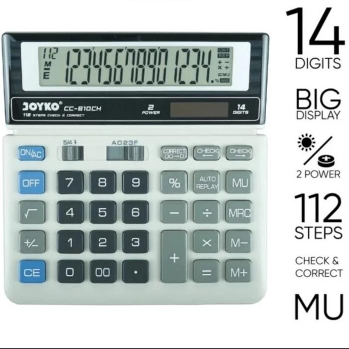 

KALKULATOR JOYKO CC-810CH 14 DIGIT - ORIGINAL