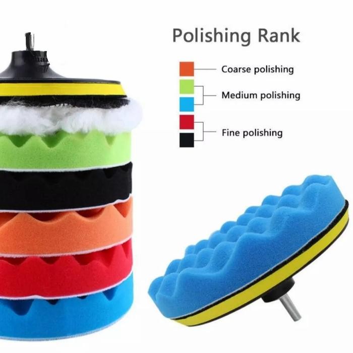 3M Otocars - Busa Poles 5 Inch - Polishing Foam Pad Poles - Wool Busa Poles 7 Pcs