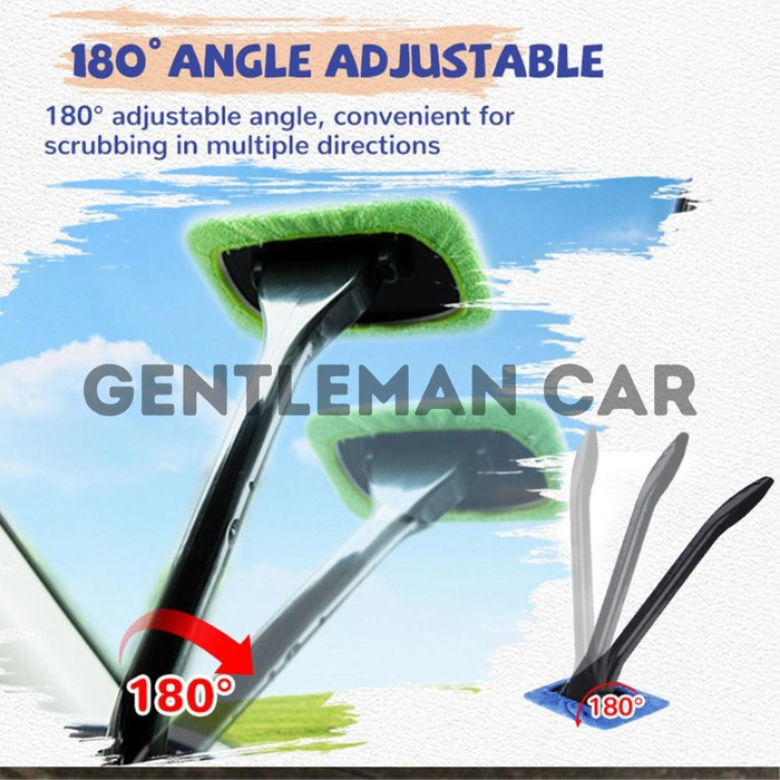 3M Otocars - Tongkat Sikat Lap Microfiber Pembersih Kaca Depan Windshield Mobil Car